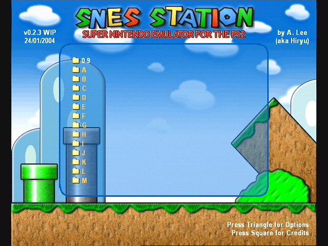 SNES Station for Super Nintendo (SNES) on PS2