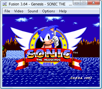 Fusion 3.6.4 for SEGA Genesis(Mega Drive) on Windows