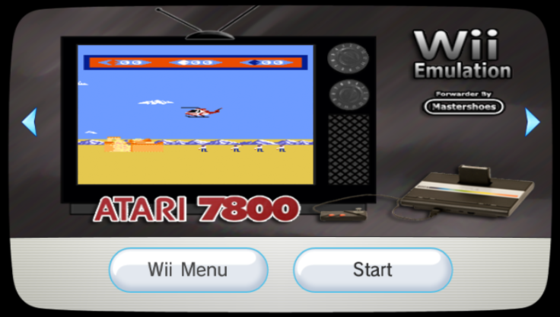 Wii7800 0.3 for Atari 7800 ProSystem on Wii