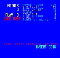 Cal Omega - Game 15.7 (Double-Draw Poker) for mame 