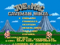 Joe & Mac - Caveman Ninja (Europe) (En,Fr,De,Es,It,Nl) for snes 