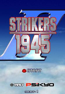 Strikers 1945 II for psx 