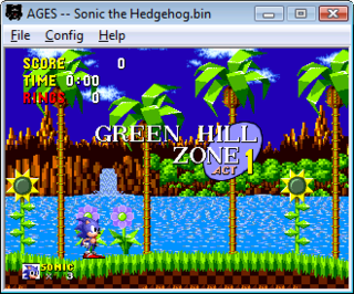 AGES v029a for SEGA Genesis(Mega Drive) on Windows