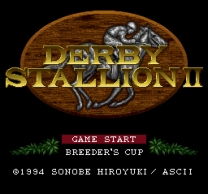 Derby Stallion II (Japan) for snes 