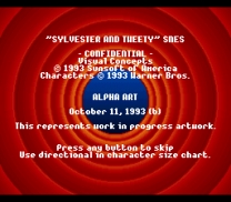 Sylvester and Tweety (USA) (Proto) snes download