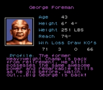 George Foreman's KO Boxing (USA) (Rev A) for super-nintendo 