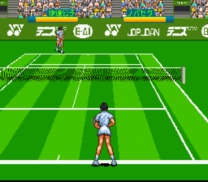 Date Kimiko no Virtual Tennis (Japan) for snes 