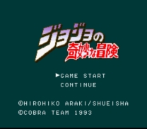 JoJo no Kimyou na Bouken (Japan) for snes 