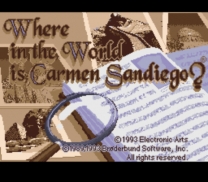 Where in the World is Carmen Sandiego (USA) for snes 