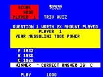 Triv Quiz for mame 