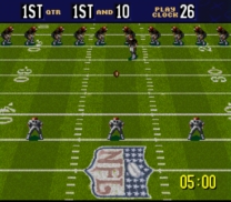 NFL Quarterback Club '96 (USA) (Beta) for snes 