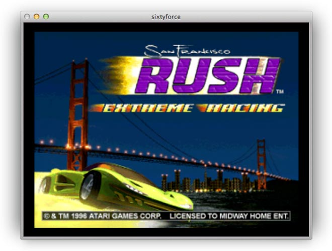 SixtyForce 1.0 for Nintendo 64 (N64) on Mac