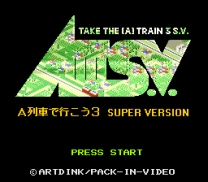 AIII S.V. - A Ressha de Ikou 3 Super Version (Japan) for snes 