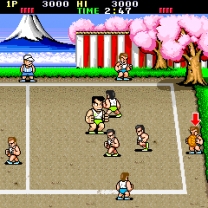 Nekketsu Koukou Dodgeball Bu (Japan) mame download