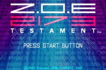 Z.O.E. 2173 Testament (J)(Eurasia) for gba 