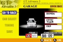 GT Advance 3 - Pro Concept Racing (U)(Mode7) for gameboy-advance 