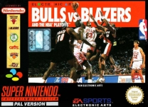 Bulls vs Blazers and the NBA Playoffs (Europe) for snes 