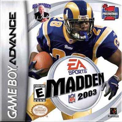 Madden 2003 for gameboy-advance 