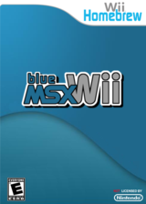 BlueMSXWiiGamePackRev2 1.0.3 for MSX-2 on Wii