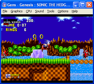 Gens 2.14 for SEGA Genesis(Mega Drive) on Windows