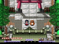 Pocky & Rocky (Europe) (Sample) for snes 