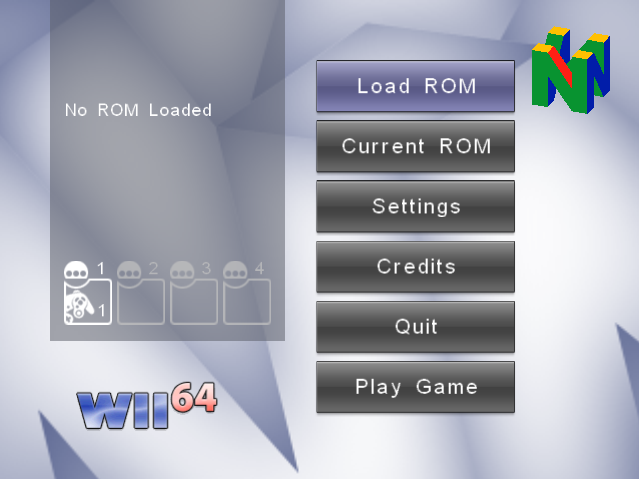 Wii64 Beta 1 for Nintendo 64 (N64) on Wii