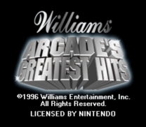 Williams Arcade's Greatest Hits (Europe) for super-nintendo 