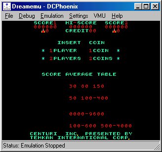 DreamEmu 0.0.4.1 for Dreamcast on Windows