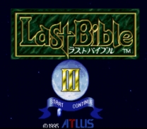 Last Bible III (Japan) for snes 