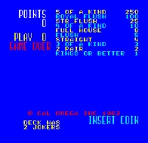 Cal Omega - Game 15.9 (Wild Double-Up) for mame 