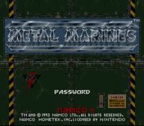 Metal Marines (USA) for snes 