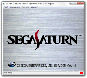 Satourne Beta 3 for Sega Saturn on Windows