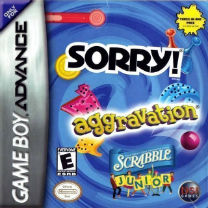  3 In 1 - Sorry Aggravation Scrabble Junior gba download