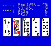 PlayMan Poker (German) for mame 