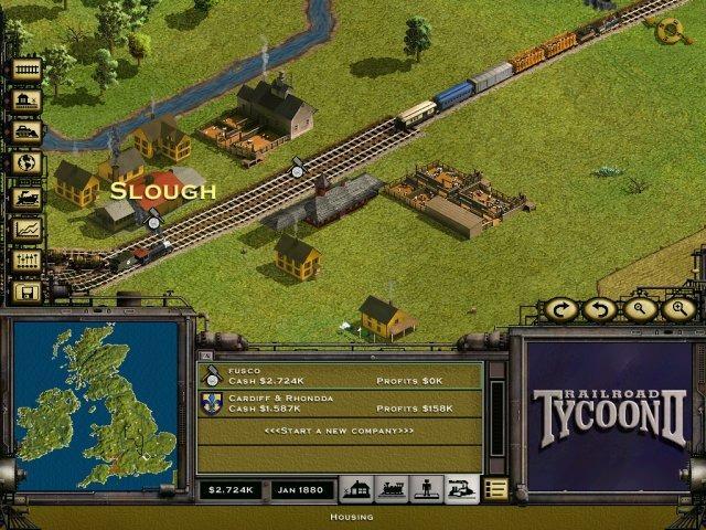 Railroad Tycoon II psx download