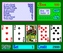 Sigma Poker 2000 for mame 