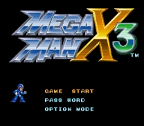 Megaman X3 (Europe) for snes 