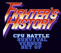 Fighter's History (USA) (Beta) for super-nintendo 