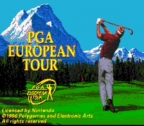 PGA European Tour (USA) for super-nintendo 